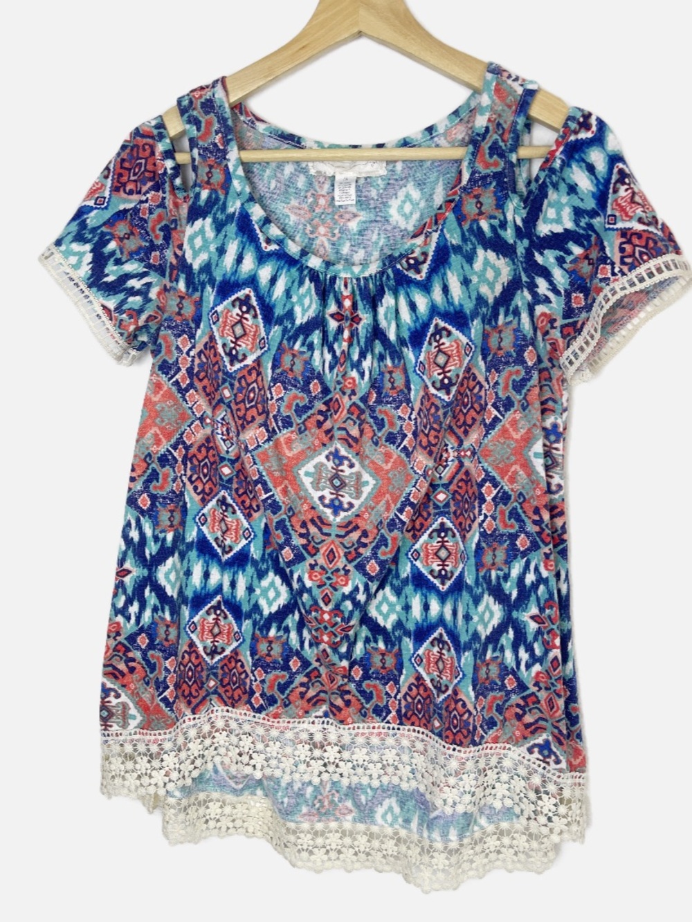 French Laudry Cold Shoulder Top